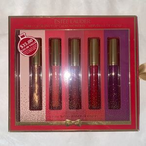 ESTEE LAUDER 5p Pure Color Envy Lip Gloss Wonders Set $145 Value